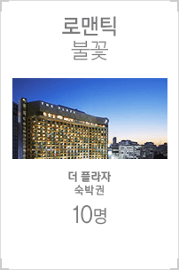 로맨틱 불꽃 / 더 플라자 숙박권 10명